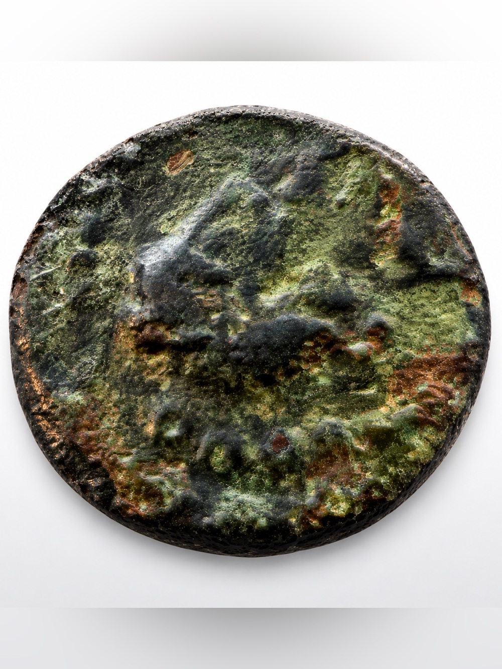 Ancient Bronze Roman Coin 18-20mm Unidentified Estate Find Uncleaned
